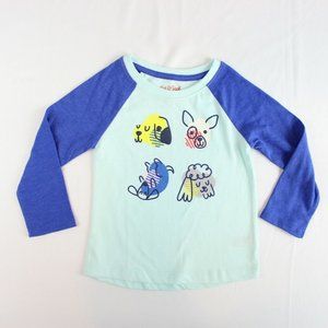 5/$25 NWOT Cat & Jack Long Sleeve Graphic Tee 2T